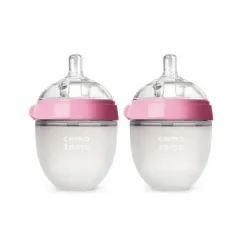 Набор из 2 бутылочек для кормления Comotomo Natural Feel Baby Bottle 150 мл Розовый