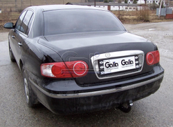 Фаркоп оцинкованный Galia K025C для Kia Opirus 2003-2010(паспорт и сертификат в комплекте)(без электрики)
