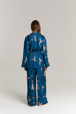 Блуза-кимоно с шалькой - греческий завтрак