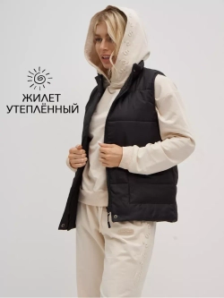 Жилетка утепленная безрукавка больших размеров