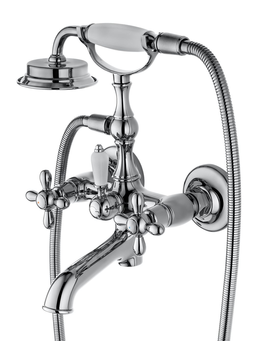 Смеситель для ванны с душем WONZON & WOGHAND RETRO, Хром (WW-88639020-CR)