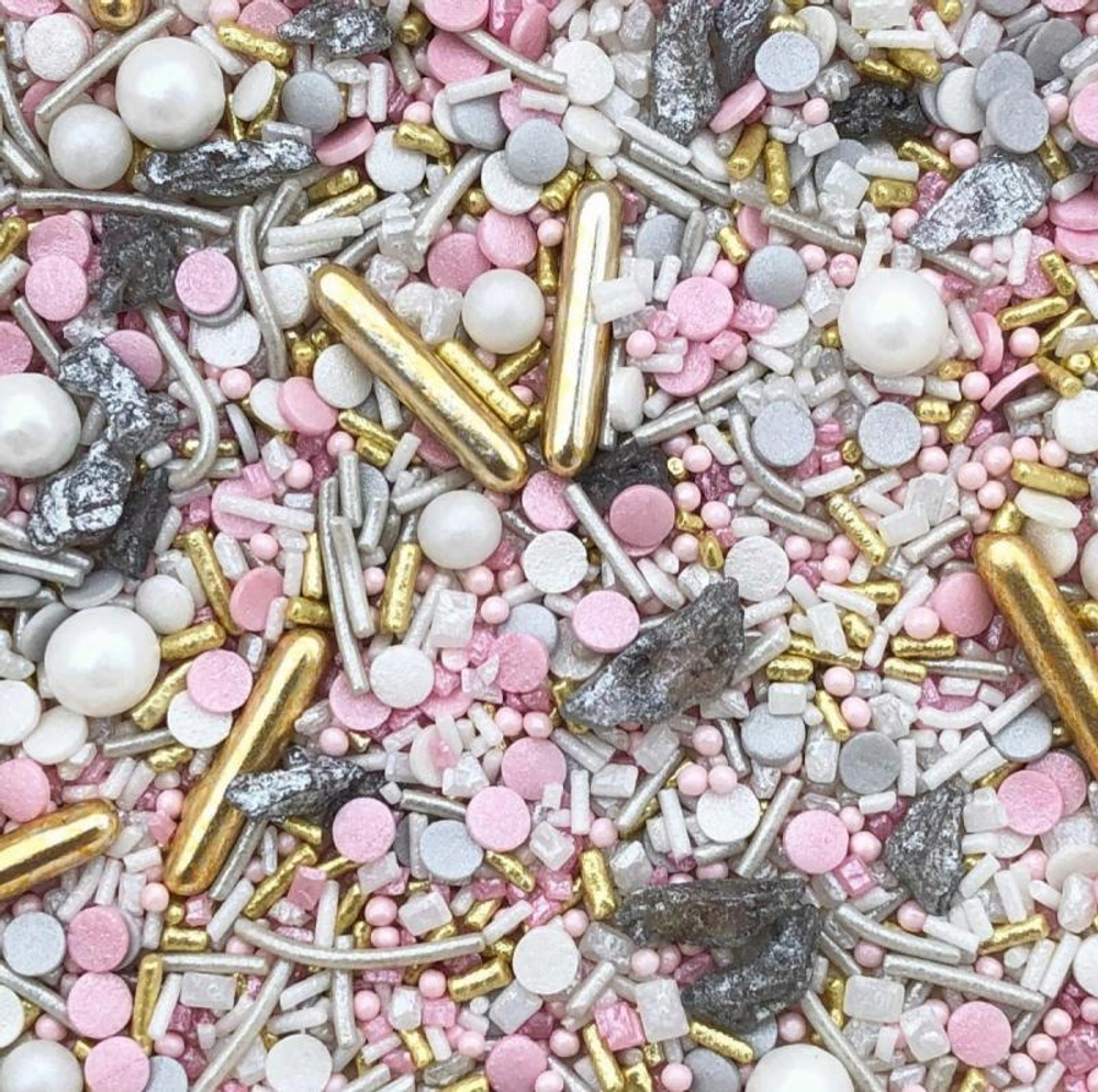 Посыпка фирменная MIXIE "Мрамор и золото" 50 гр