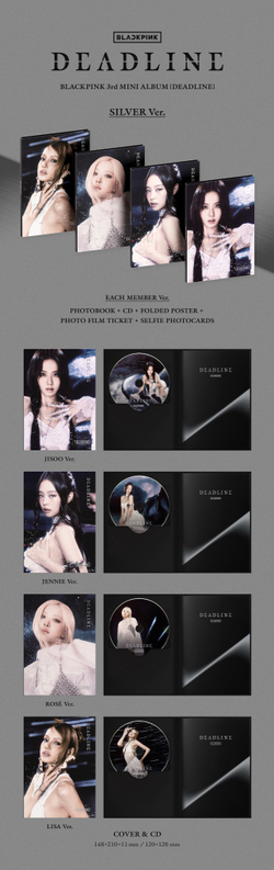 Альбом BLACKPINK 3rd MINI ALBUM [DEADLINE] SILVER Ver.