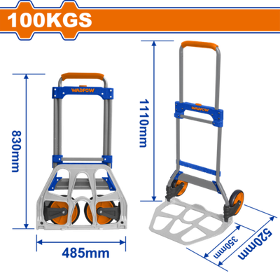 Складная тележка 100 кг WADFOW WWB9A10