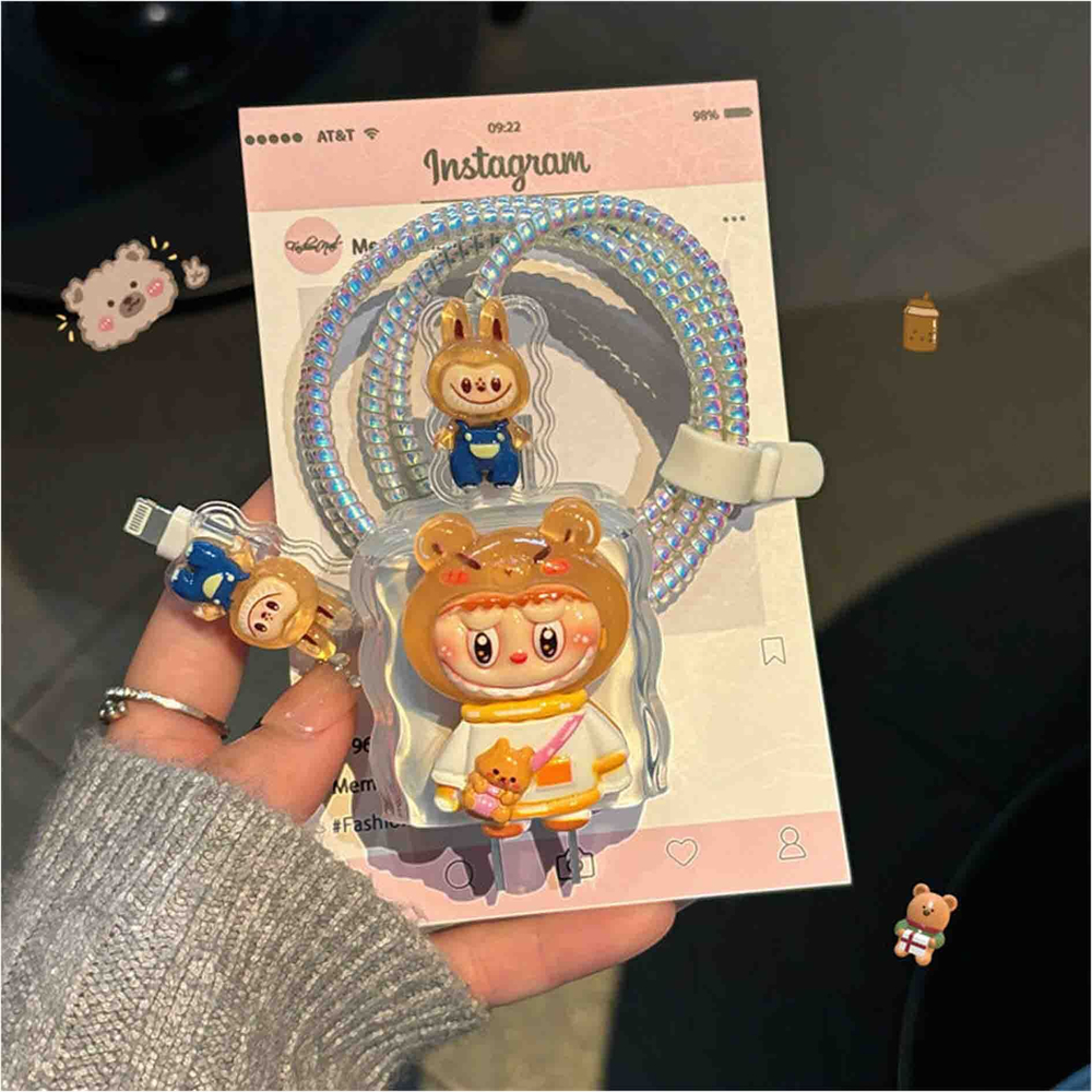 Защитный чехол для зарядного устройства Лабубу