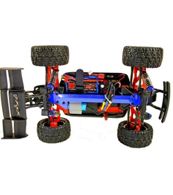 Радиоуправляемая трагги Remo Hobby S EVO-R Brushless UPGRADE (синяя) 4WD 2.4G 1/16 RTR