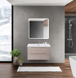 Тумба под раковину BelBagno Marino-Cer 70 MARINO-CER-700-2C-SO-RG-P подвесная Rovere Grigio