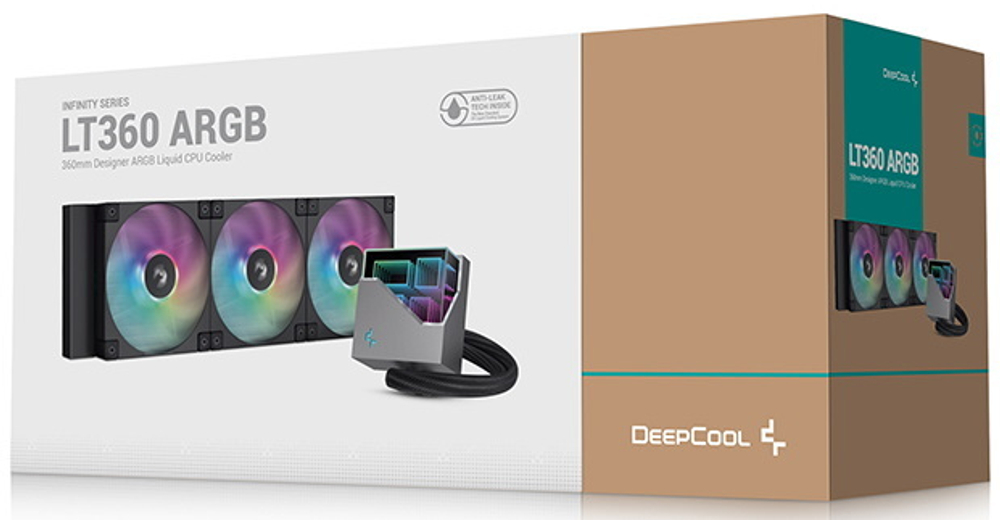 Система охлаждения жидкостная Deepcool LT360 ARGB BK