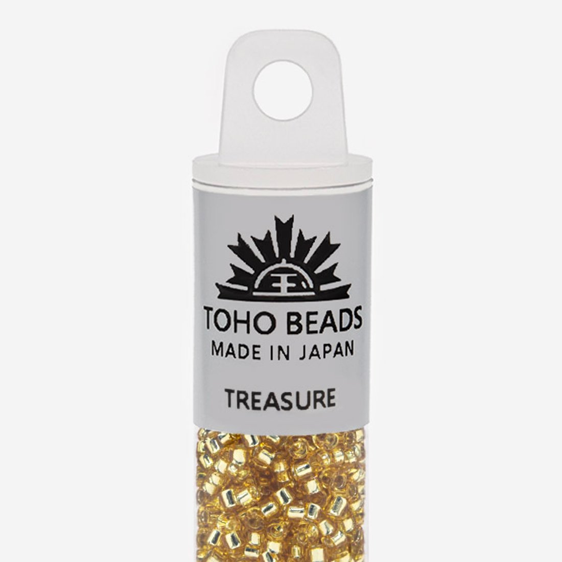 Японский бисер TOHO Treasure (№22), с внутренним серебрением, прозрачный