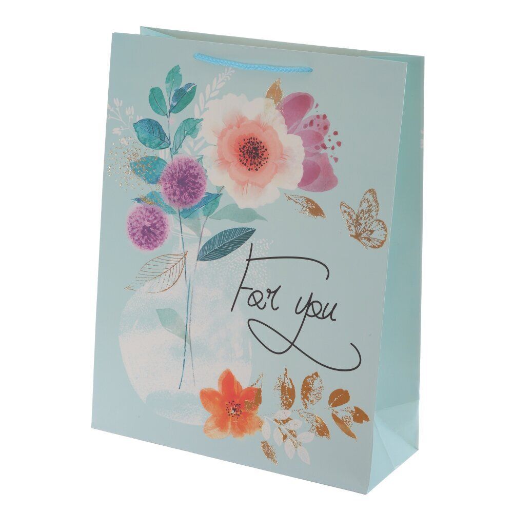 GAEM Пакет подарочный S (бумага 210г/м2, блок микс 12шт), L18 W8,5 H24 см, 4в.