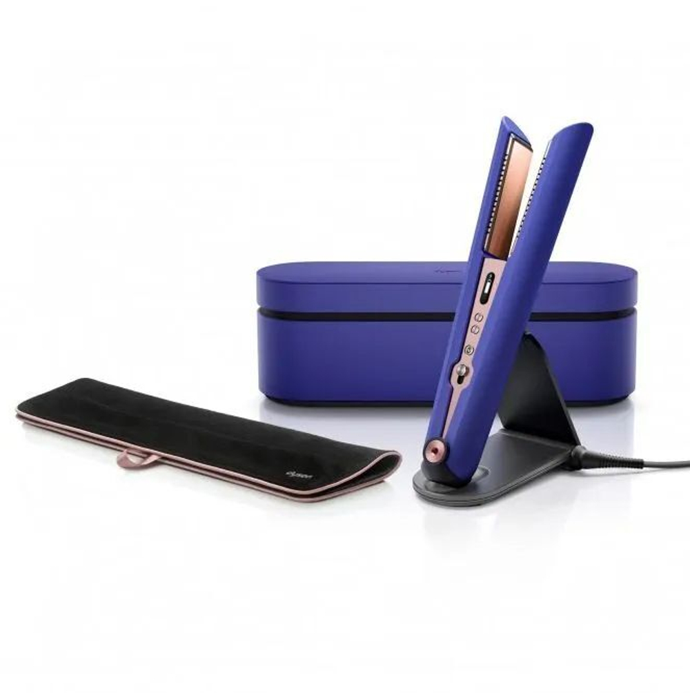 Выпрямитель для волос Dyson Corrale HS07 Vinca Blue/Rose (кейс, дорожный чехол)