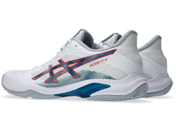 Мужские кроссовки для бадминтона/сквоша Asics Blade FF 2 - white/mako blue