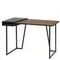 Письменный стол Asger 118х60 см, меламин тёмно-коричневый