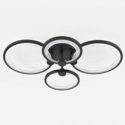 Светильник потолочный светодиодный ЭРА Модерн с ДУ Odry CLL-1-78-RC BK | Светильники SPB-6 с ДУ