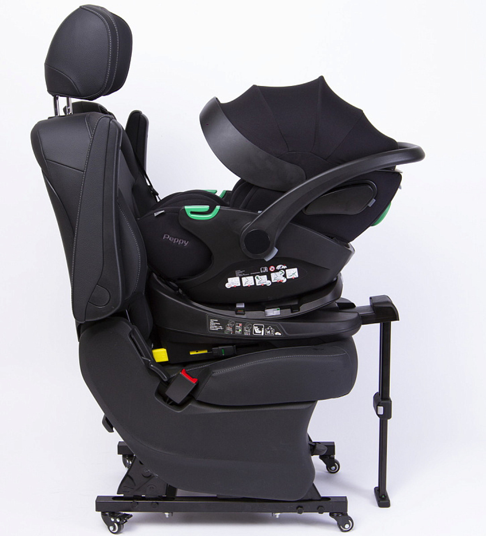 Автолюлька Peppy Verona I-Size с базой черный