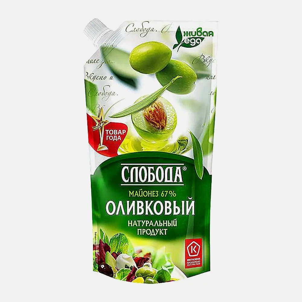 Майонез Слобода Оливковый 67% 197г