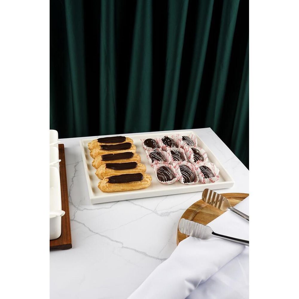 Блюдо прямоугольное 34*27 см h2 см 300 мл   P.L. [1]