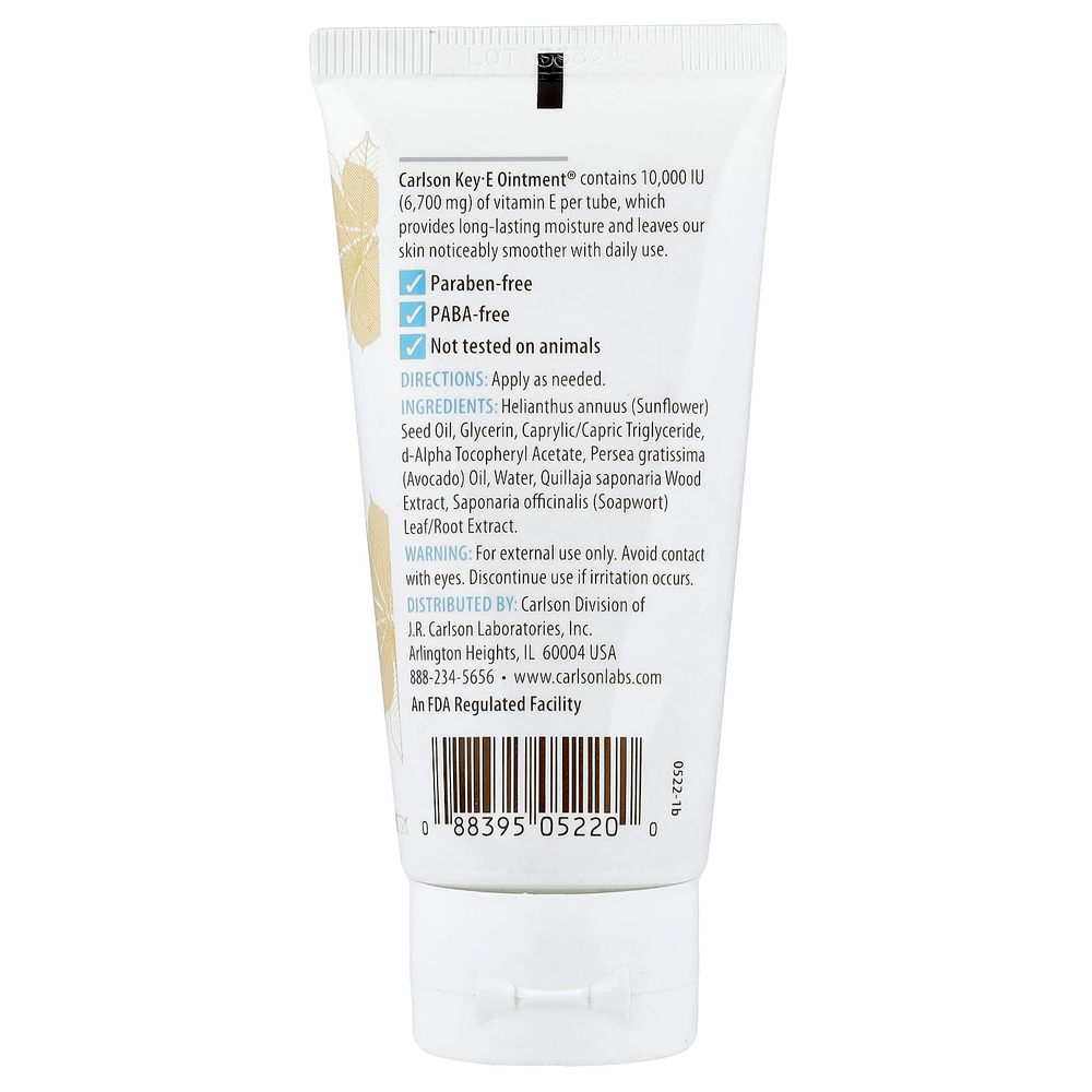 Carlson, Key-E®, мазь для рук и тела, без запаха, 56 г (2 унции)