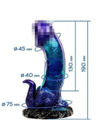 Фаллоимитатор с присоской Magic Hero разноцветный 19 см