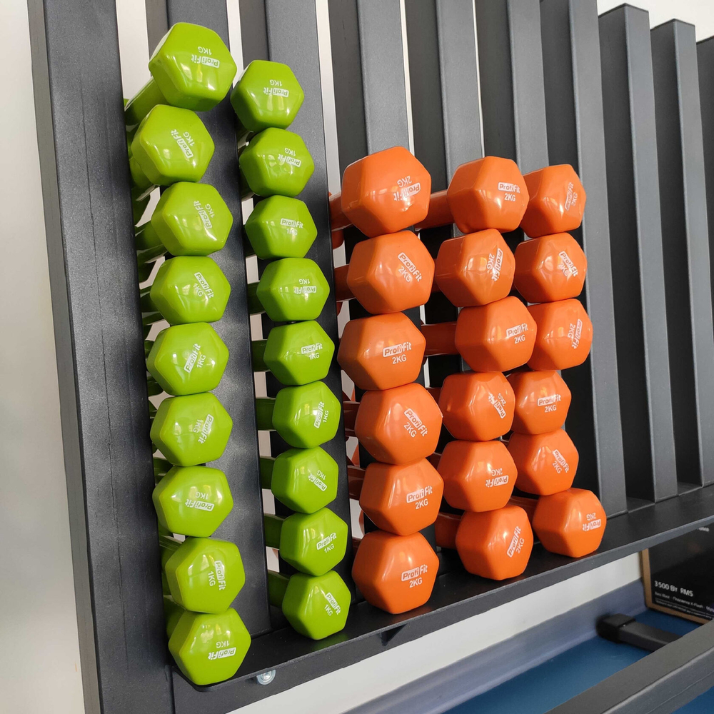 Стойка для гантелей (на 30 пар, вертикальная)