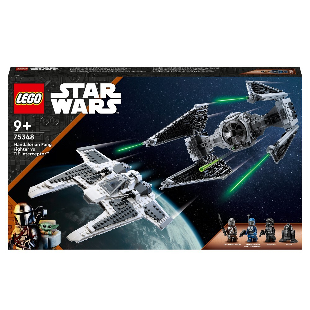 LEGO Star Wars — Мандалорский истребитель «Клык» против TIE-перехватчика 75348