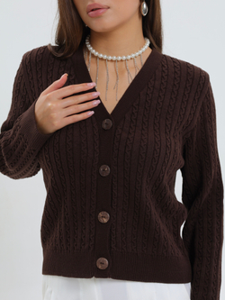 Кардиган «Мелкие косички»