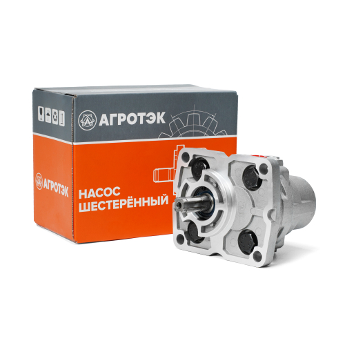 Насос шестерённый, левый, 4-х шлицевой вал (ан. НШ-10У-3Л, GP 2BM 10L-A101A)