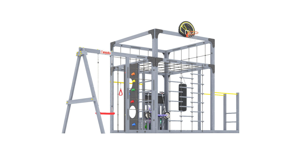 Детская площадка Савушка КУБ-6 (серый)