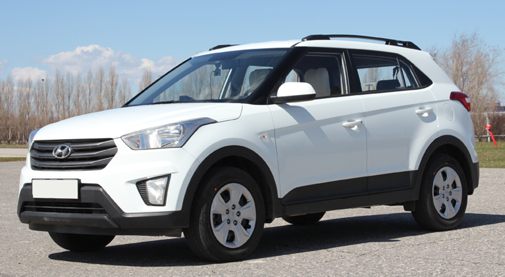 Рейлинги для а/м Hyundai Creta (2016-2021) черный