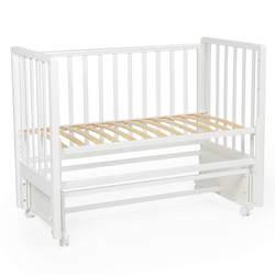 Детская кроватка Bebizaro Regency New маятник универсальный без ящика белый
