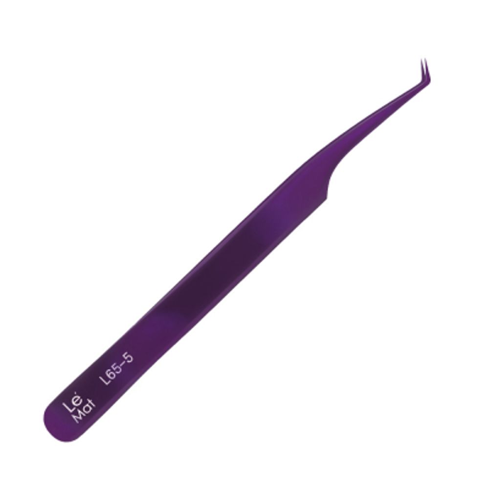 Пинцет Purple L 65-5