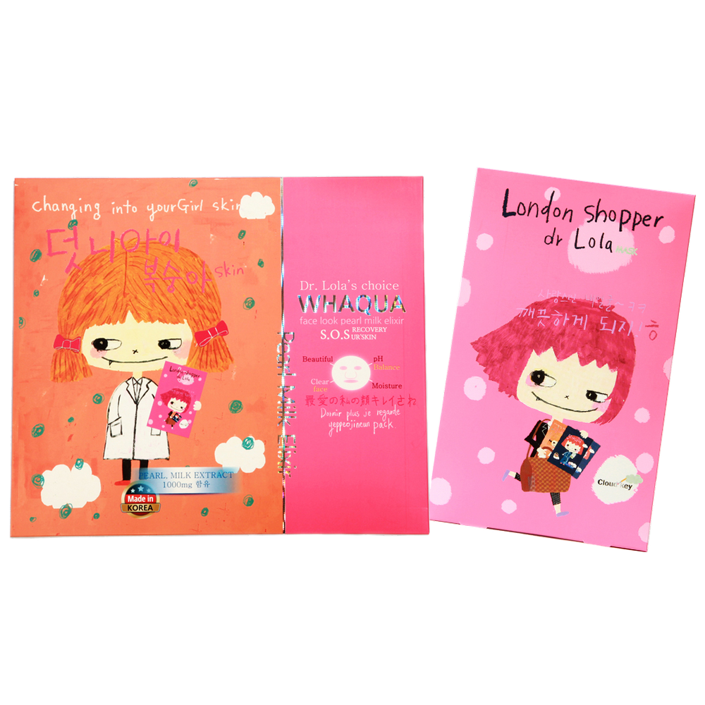 Набор тканевых масок DR.LOLA London Shopper Mask