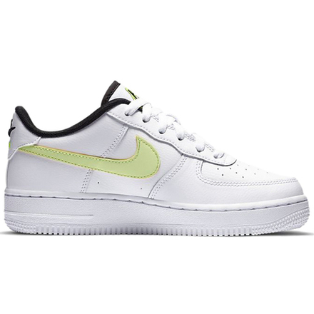 Кроссовки Nike Air Force 1 Low LV8 1 GS Worldwide Pack - White Barely Volt