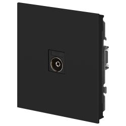 Розетка ЭРА Arktik 16-3101-05 TV одиночная антрацит | Эра Arktik