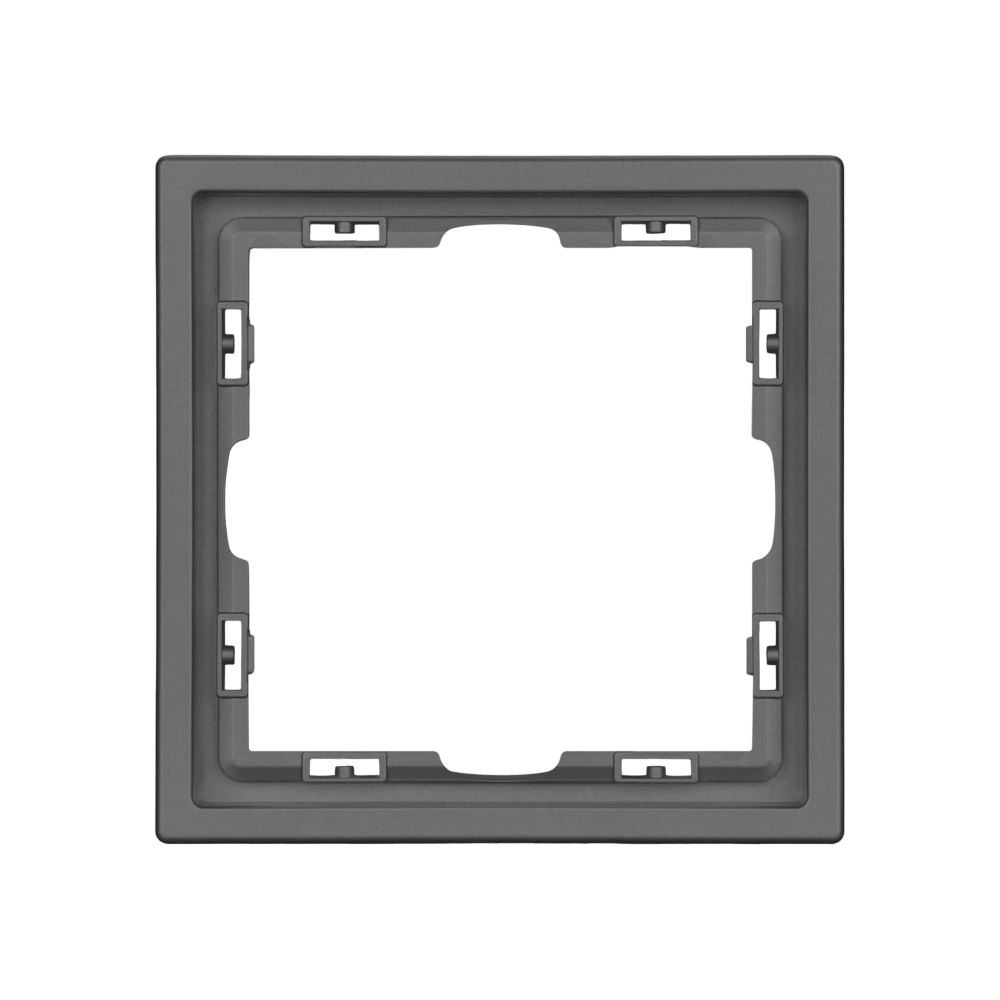 Рамка пластиковая FRM-NOBE-SFPL-1-GR (Arlight, Серый базальт) 054214