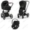 Детская коляска Cybex Priam IV 3 в 1 Sepia Black