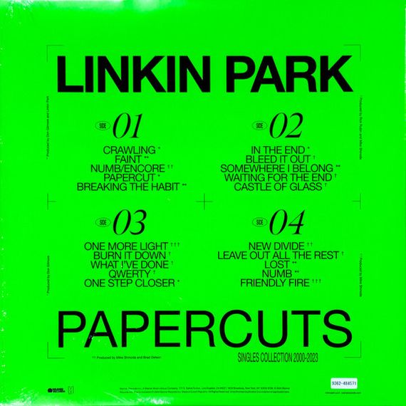 Linkin Park – Papercuts 2LP