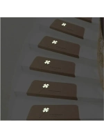 Коврик для лестницы со светящимся рисунком 22x70 см, 5 штук