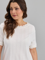 Ночная сорочка Ср-184/ажурэкрю-полоса