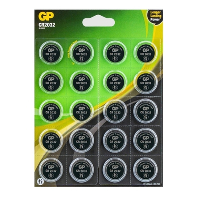 Батарейка GP CR2032-2CRU20 400/4000 (20шт. в уп-ке)