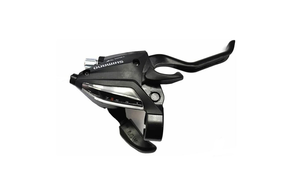 Шифтер/Тормозная ручка Shimano Altus, EF500, правый 7 скоростей, трос 2050, черный, без упаковки