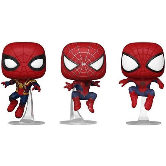 Фигурка Funko POP! Bobble Marvel Spider-Man No Way Home Spider-Man/FN S-M/Amazing (Exc) 3PK 68364