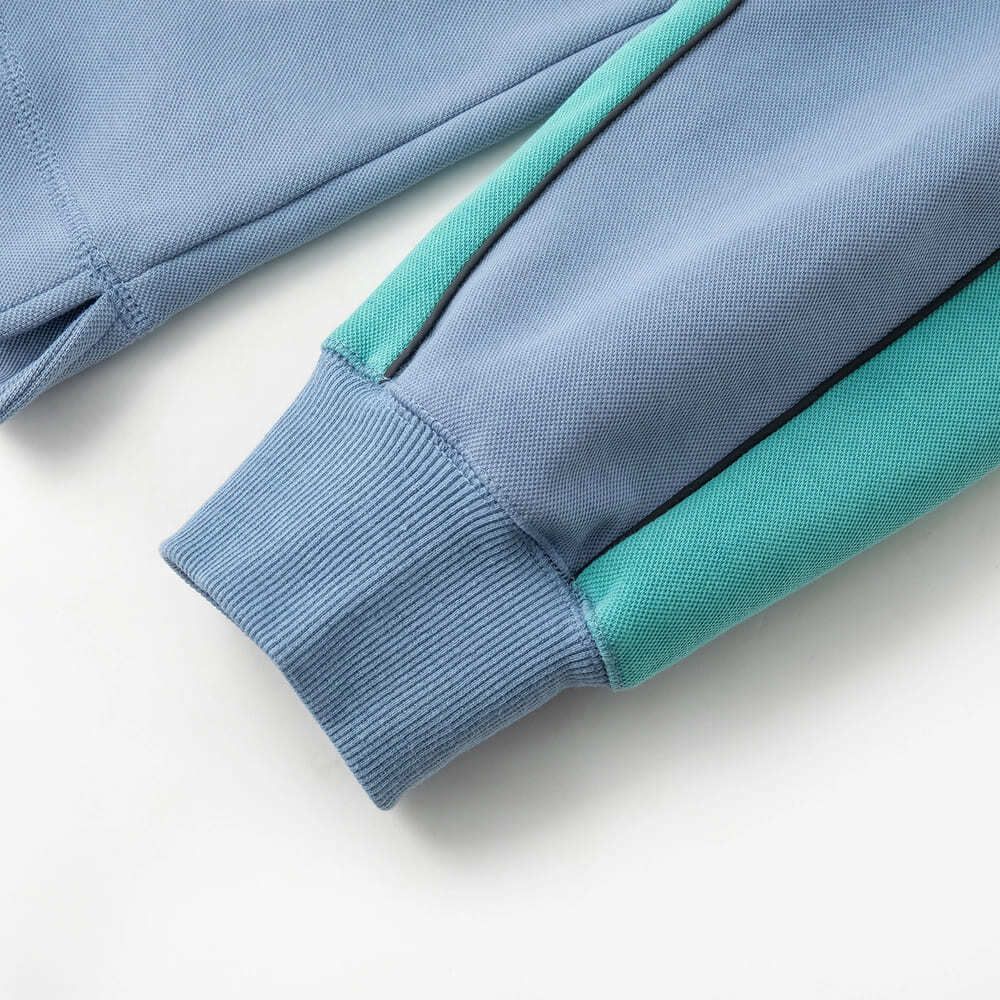 Толстовка Ymkashix College star пыльно-синяя / бирюзовая