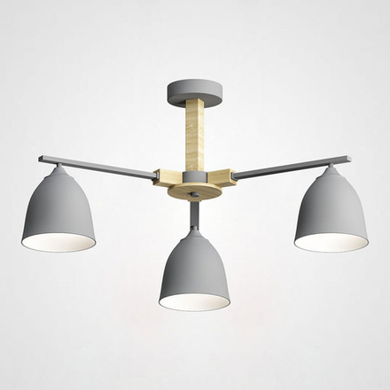 Потолочная Люстра Noa 3 Gray By Imperiumloft By Imperiumloft