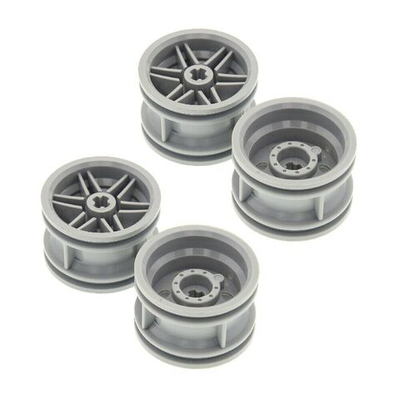 Lego 4шт Колесо 30,4x20 без отверстий под штифт и усиленным ободом (светло-серый) 56145 / 4297210