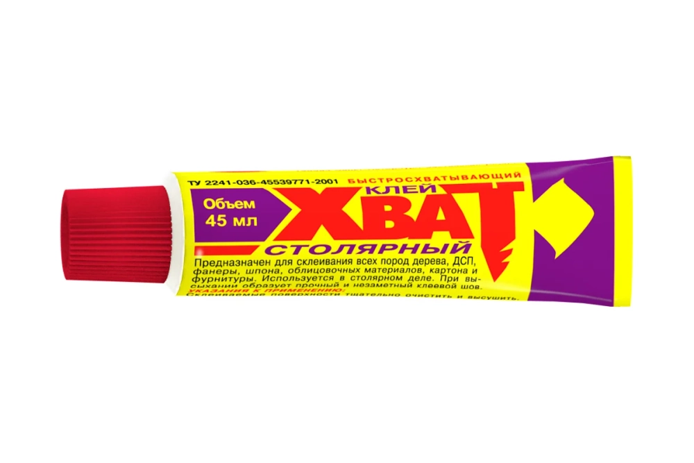 Клей столярный Хват Новбытхим 45 мл 1482
