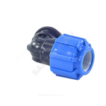 Отвод компрессионный ПЭ Дн 20х3/4"х90гр ВР Ру16 ТПК-АКВА 50022034