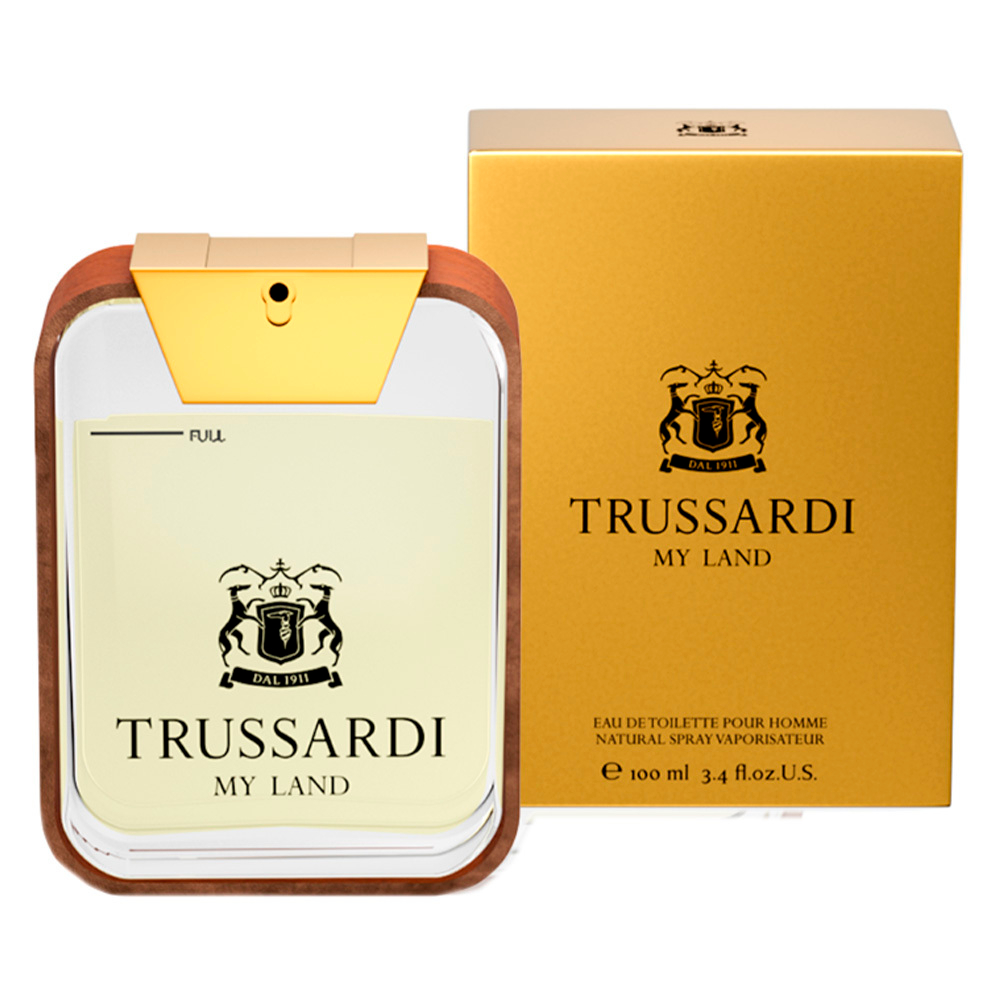 Trussardi My Land — туалетная вода для мужчин.  Изысканный, свежий, запоминающийся аромат.