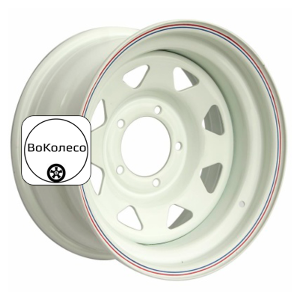 8x16/5x139,7 ET-19 D110 УАЗ (треуг. мелкий) Белый Off-Road Wheels