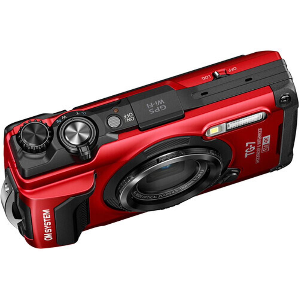 Компактный фотоаппарат Olympus OM System Tough TG-7, красный